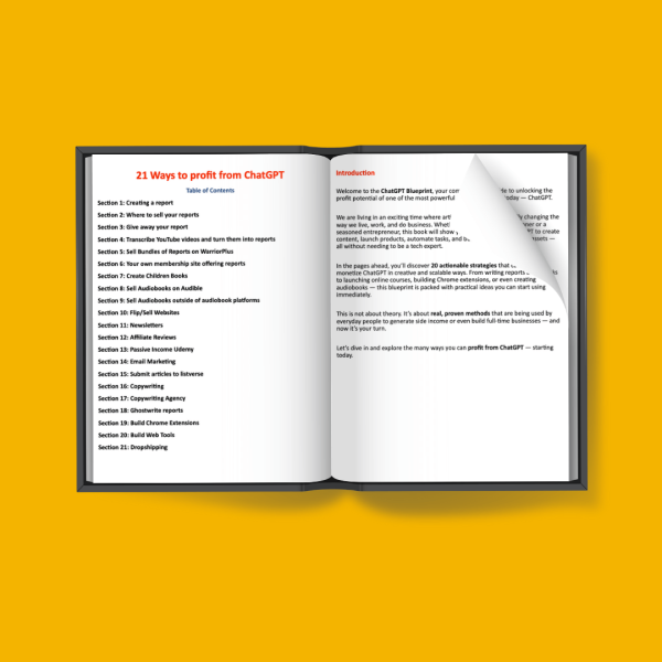 ChatGPT Blueprint book