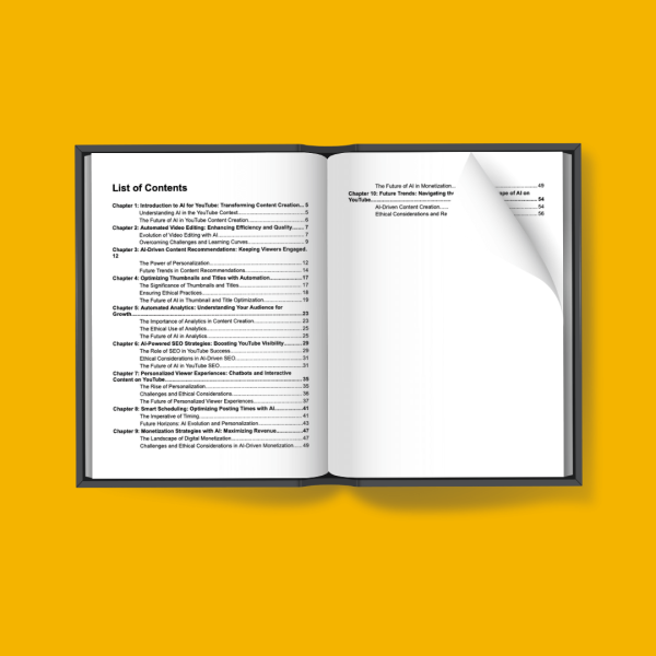 AI YouTube Masterclass book