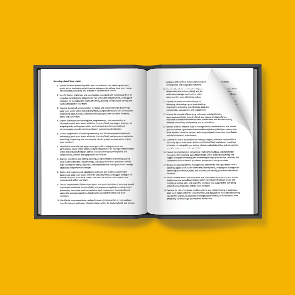 Business and Leadership ChatGPT Prompts
